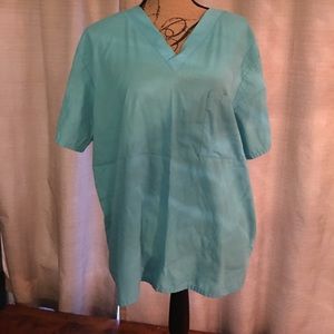 SCRUBS💊turquoise scrub top💊